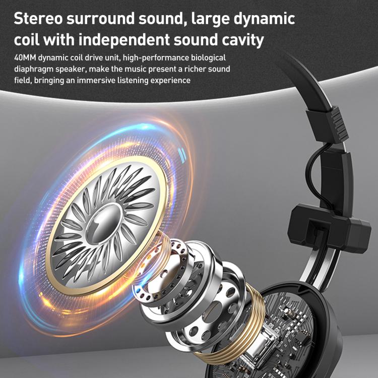 ONIKUMA GT803 Wired / Bluetooth 5.4 Dual Modes Gaming Headset(Black) - Multimedia Headset by ONIKUMA | Online Shopping UK | buy2fix