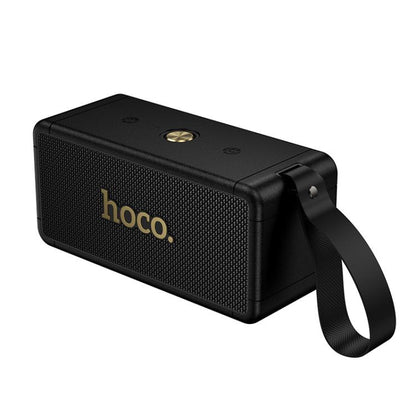 hoco HT1 Max Marquis Sports Bluetooth 5.4 Speaker Support TWS / FM / TF Card / USB / AUX(Black) - Desktop Speaker by hoco | Online Shopping UK | buy2fix