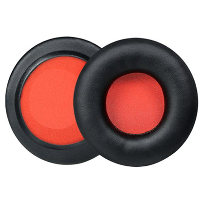 2pcs Protein Leather Earphone Replacement Earpads Pads For Skullcandy HESH 1.0(Black Red Net) - Earmuff & Pad by buy2fix | Online Shopping UK | buy2fix