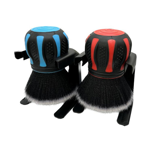 Car Large Round Head Soft Bristle Ball Interior Cleaning Brush(Sky Blue) - Car washing supplies by buy2fix | Online Shopping UK | buy2fix