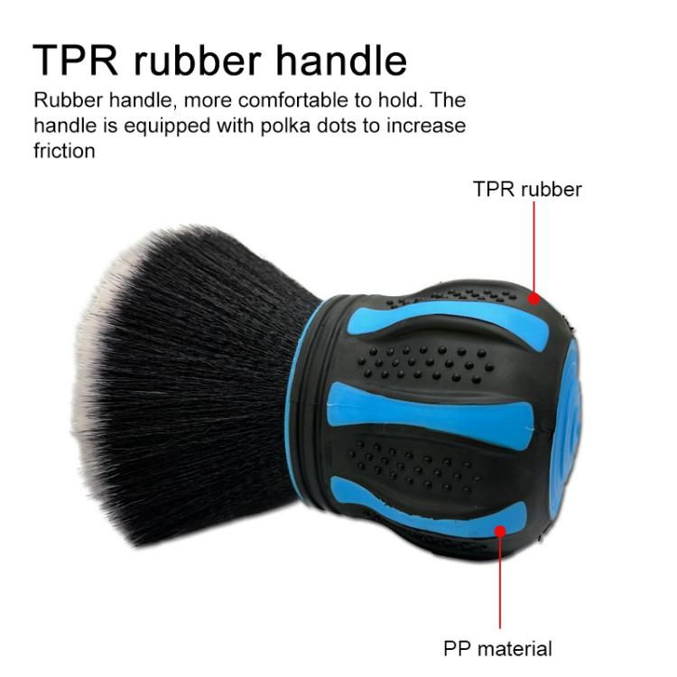 Car Large Round Head Soft Bristle Ball Interior Cleaning Brush(Wine Red) - Car washing supplies by buy2fix | Online Shopping UK | buy2fix