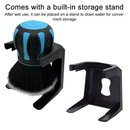 Car Large Round Head Soft Bristle Ball Interior Cleaning Brush(Wine Red) - Car washing supplies by buy2fix | Online Shopping UK | buy2fix