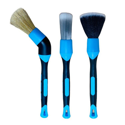3pcs / Set Car Soft Bristle Cleaning Brush, with Elbow - Car washing supplies by buy2fix | Online Shopping UK | buy2fix