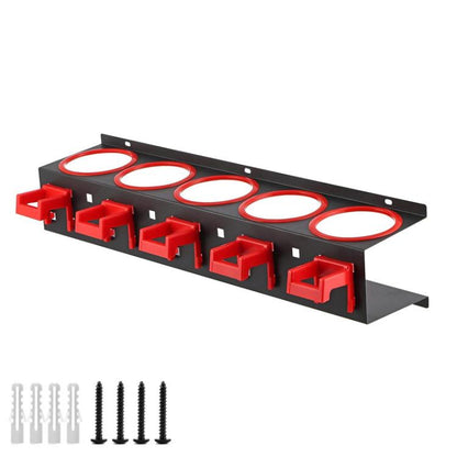 Car Wash Tool Organizer Multifunctional Spray Bottle Storage Holder(Black Red) - Car washing supplies by buy2fix | Online Shopping UK | buy2fix