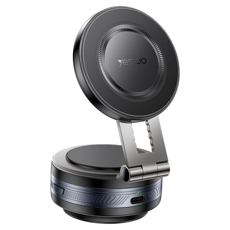 Yesido C225 360 Rotating Electric Vacuum Suction Cup MagSafe Car Mount(Black) - Universal Car Holders by Yesido | Online Shopping UK | buy2fix