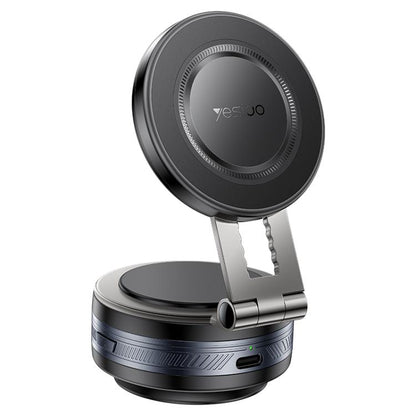 Yesido C225 360 Rotating Electric Vacuum Suction Cup MagSafe Car Mount(Black) - Universal Car Holders by Yesido | Online Shopping UK | buy2fix