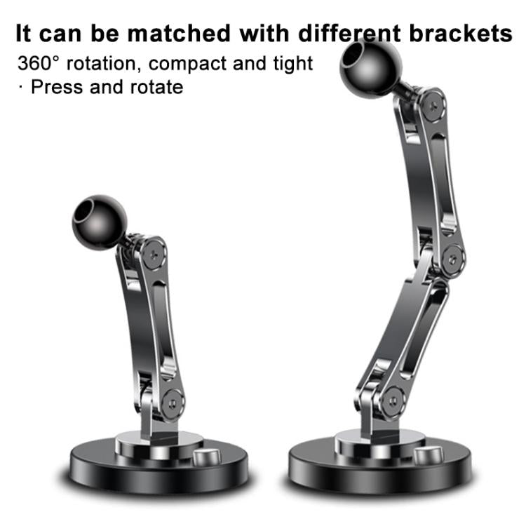 17mm Universal Ball 360 Degree Rotating Adhesive Car Holder Base, Type:3-folding - Universal Car Holders by buy2fix | Online Shopping UK | buy2fix