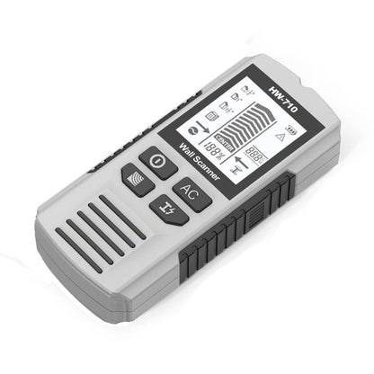 HW-710 5-in-1 Wall Scanner Metal Detector Stud Finder Measuring Instrument(Silver) - Metal Detector by buy2fix | Online Shopping UK | buy2fix