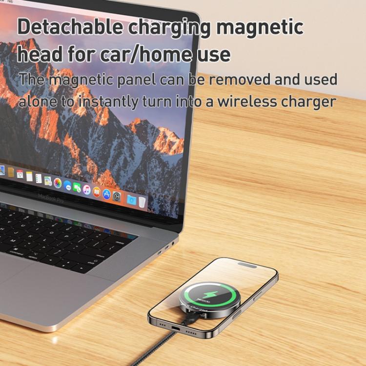 Yesido DS30 2 in 1 15W Wireless Charging Car Desktop Stand(Black) - Wireless Charger Holders by Yesido | Online Shopping UK | buy2fix