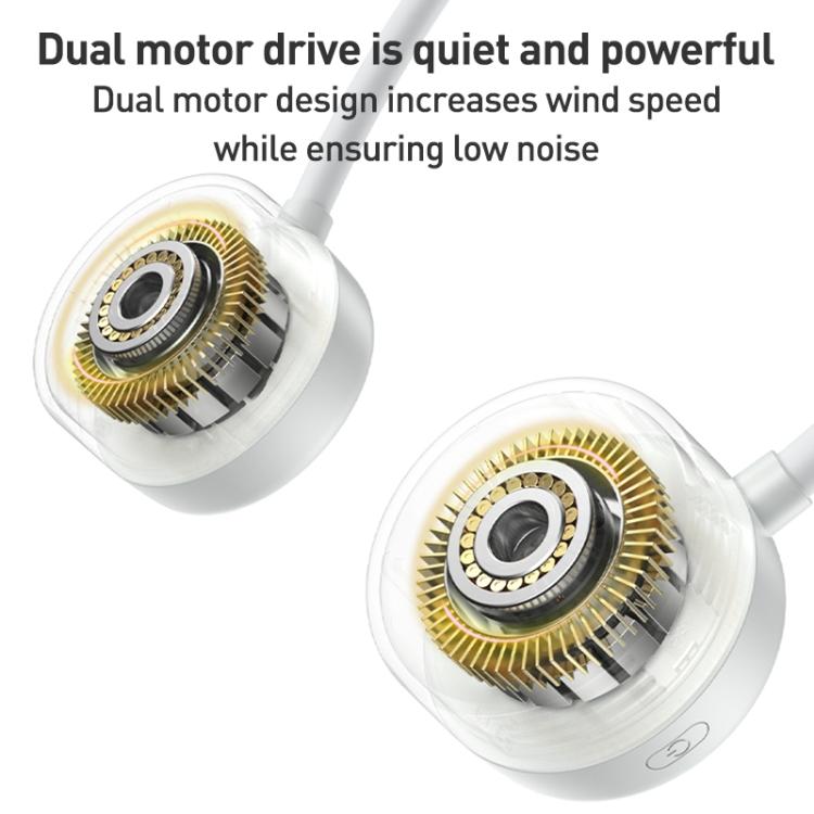 Yesido YF17 Portable Surround Neck Fan(Grey White) - Electric Fans by Yesido | Online Shopping UK | buy2fix