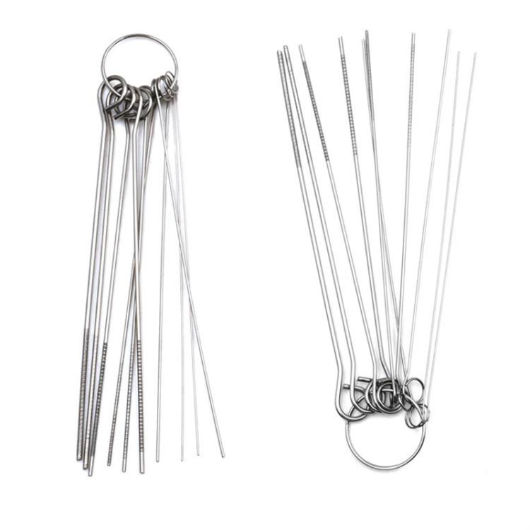 10 Set Welding High Density Stainless Steel Through Needle - Others by buy2fix | Online Shopping UK | buy2fix