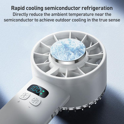 Yesido YF18 Handheld Ice Compress Brushless High Speed ??Fan(Beige) - Electric Fans by Yesido | Online Shopping UK | buy2fix