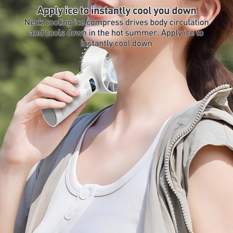 Yesido YF18 Handheld Ice Compress Brushless High Speed ??Fan(Beige) - Electric Fans by Yesido | Online Shopping UK | buy2fix