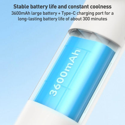 Yesido YF18 Handheld Ice Compress Brushless High Speed ??Fan(Beige) - Electric Fans by Yesido | Online Shopping UK | buy2fix