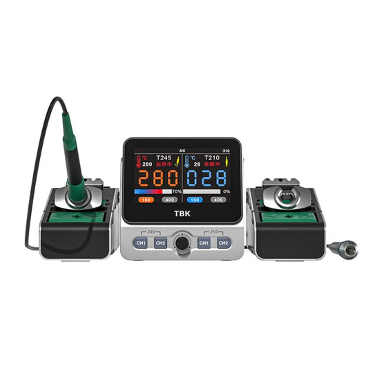 TBK 310 Intelligent Double-station Soldering Station, Plug:US Plug - Electric Soldering Iron by TBK | Online Shopping UK | buy2fix