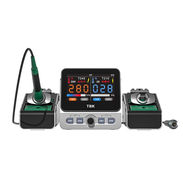 TBK 310 Intelligent Double-station Soldering Station, Plug:AU Plug - Electric Soldering Iron by TBK | Online Shopping UK | buy2fix