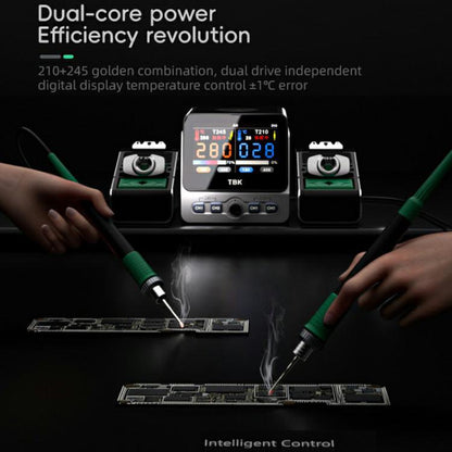 TBK 310 Intelligent Double-station Soldering Station, Plug:UK Plug - Electric Soldering Iron by TBK | Online Shopping UK | buy2fix