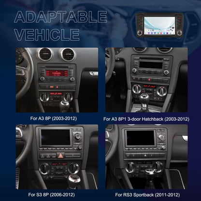 For Audi A3 8P 2003-2012 Android 15 7 inch Smart Central Control Car GPS Navigator Car MP5 Player, Memory:Standard - Car MP3 & MP4 & MP5 by buy2fix | Online Shopping UK | buy2fix