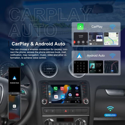 For Audi A3 8P 2003-2012 Android 15 7 inch Smart Central Control Car GPS Navigator Car MP5 Player, Memory:Standard - Car MP3 & MP4 & MP5 by buy2fix | Online Shopping UK | buy2fix