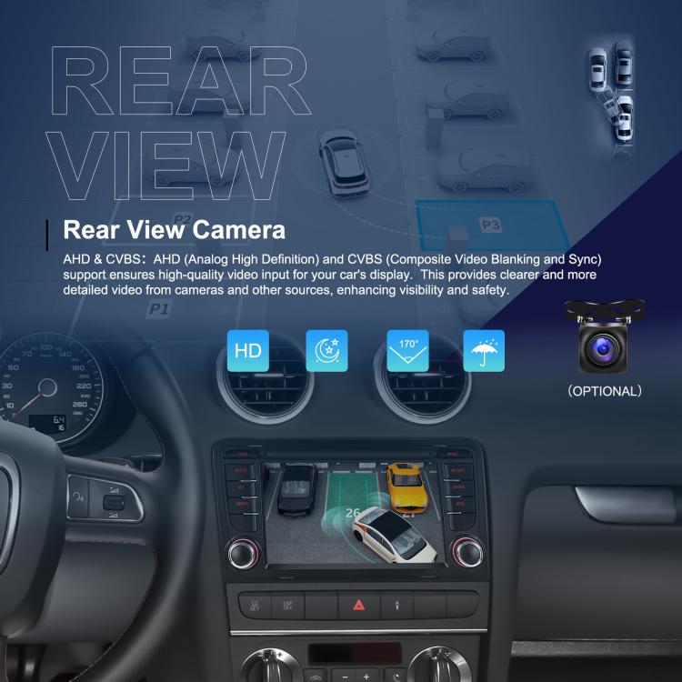 For Audi A3 8P 2003-2012 Android 15 7 inch Smart Central Control Car GPS Navigator Car MP5 Player, Memory:Standard - Car MP3 & MP4 & MP5 by buy2fix | Online Shopping UK | buy2fix