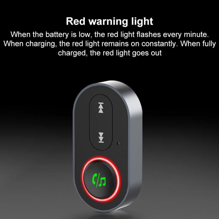 BR10 Car Bluetooth AUX Receiver Bluetooth Audio Adapter(Black) - Bluetooth Adapters by buy2fix | Online Shopping UK | buy2fix