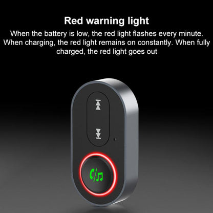 BR10 Car Bluetooth AUX Receiver Bluetooth Audio Adapter(Black) - Bluetooth Adapters by buy2fix | Online Shopping UK | buy2fix