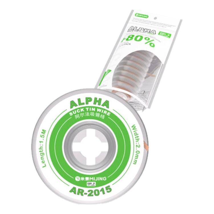Mijing 10 in 1 Motherboard IC Chip Cleaning Alpha Tin-Absorbing Wire, Model:AR-2015 - Welding Wire by MIJING | Online Shopping UK | buy2fix