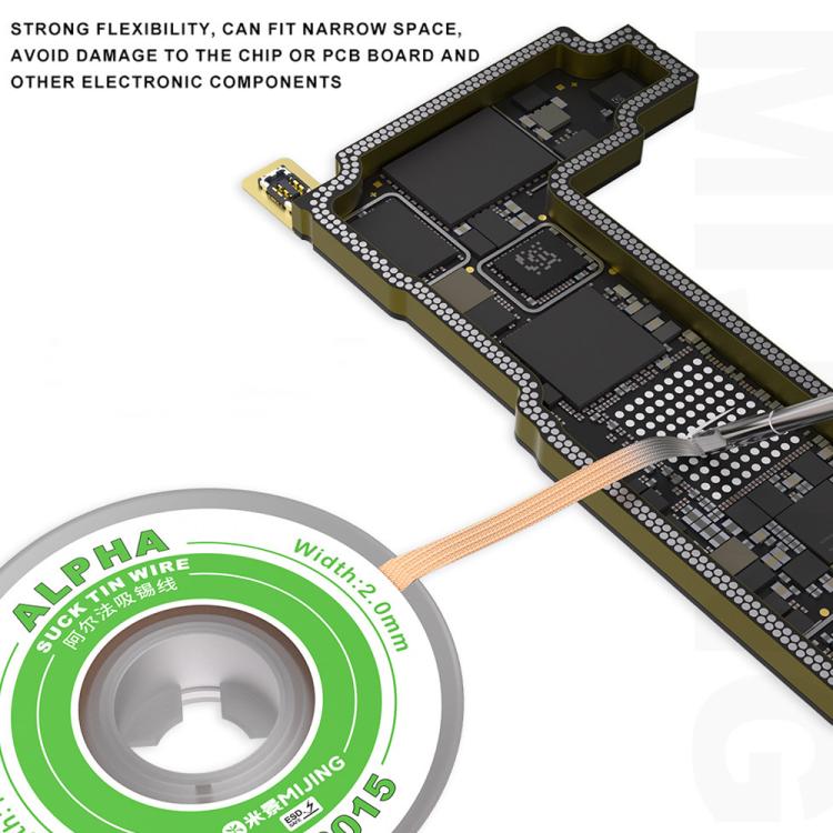 Mijing 10 in 1 Motherboard IC Chip Cleaning Alpha Tin-Absorbing Wire, Model:AR-2020 - Welding Wire by MIJING | Online Shopping UK | buy2fix