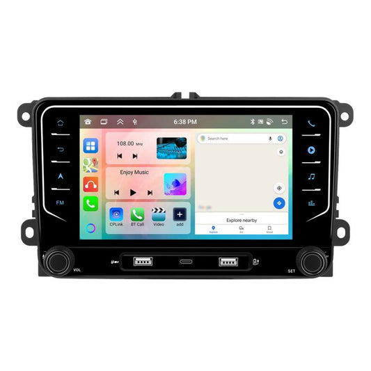 For Volkswagen Android 15 7 inch Wireless CarPlay Car Player Central Control Navigation Machine, Specification:Standard+AHD+Microphone - Car MP3 & MP4 & MP5 by buy2fix | Online Shopping UK | buy2fix