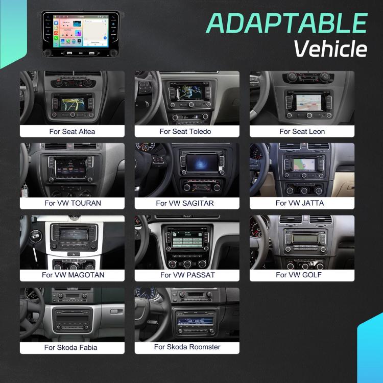 For Volkswagen Android 15 7 inch Wireless CarPlay Car Player Central Control Navigation Machine, Specification:Standard - Car MP3 & MP4 & MP5 by buy2fix | Online Shopping UK | buy2fix