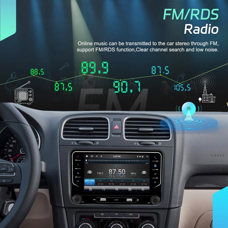 For Volkswagen Android 15 7 inch Wireless CarPlay Car Player Central Control Navigation Machine, Specification:Standard+AHD+Microphone - Car MP3 & MP4 & MP5 by buy2fix | Online Shopping UK | buy2fix