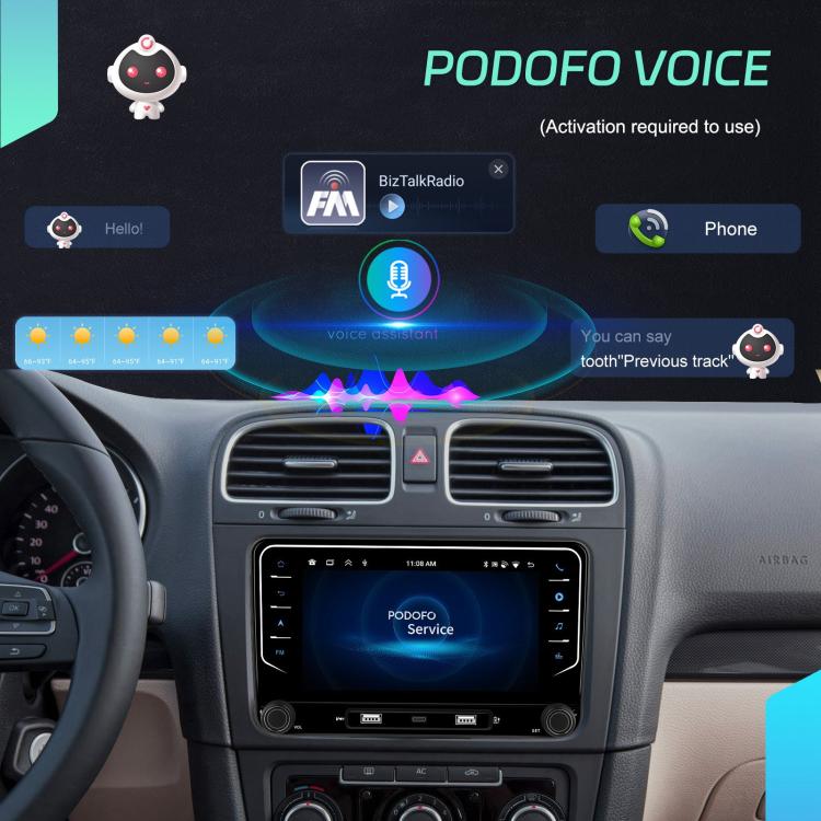 For Volkswagen Android 15 7 inch Wireless CarPlay Car Player Central Control Navigation Machine, Specification:Standard - Car MP3 & MP4 & MP5 by buy2fix | Online Shopping UK | buy2fix