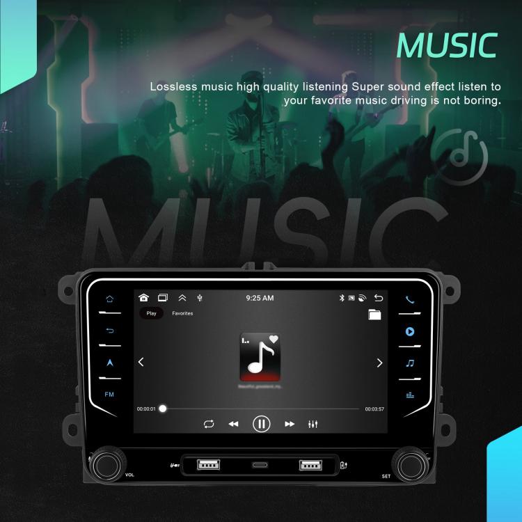 For Volkswagen Android 15 7 inch Wireless CarPlay Car Player Central Control Navigation Machine, Specification:Standard - Car MP3 & MP4 & MP5 by buy2fix | Online Shopping UK | buy2fix