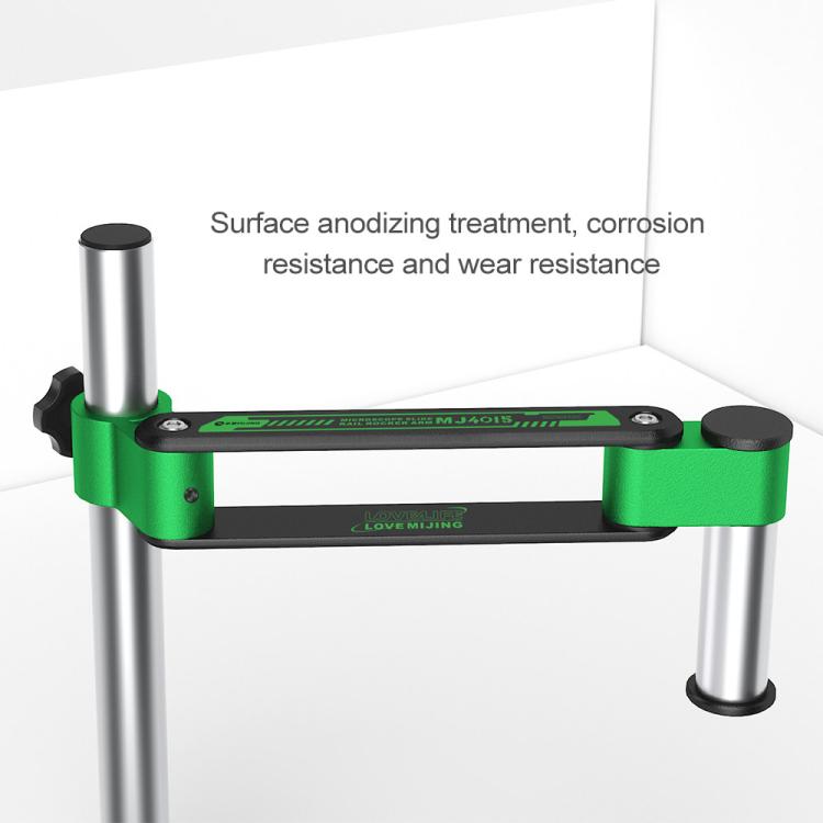 Mijing MJ4015 360 Universal Rotation Telescopic Folding Microscope Metal Bracket Arm - Microscope Magnifier Series by MIJING | Online Shopping UK | buy2fix