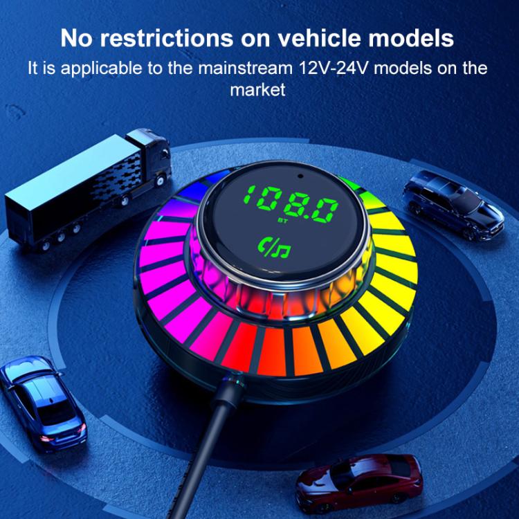 BC96 Car Bluetooth Hands-free Calling PD48W Fast Charging(Black) - Bluetooth Car Kits by buy2fix | Online Shopping UK | buy2fix