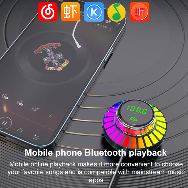 BC96 Car Bluetooth Hands-free Calling PD48W Fast Charging(Black) - Bluetooth Car Kits by buy2fix | Online Shopping UK | buy2fix