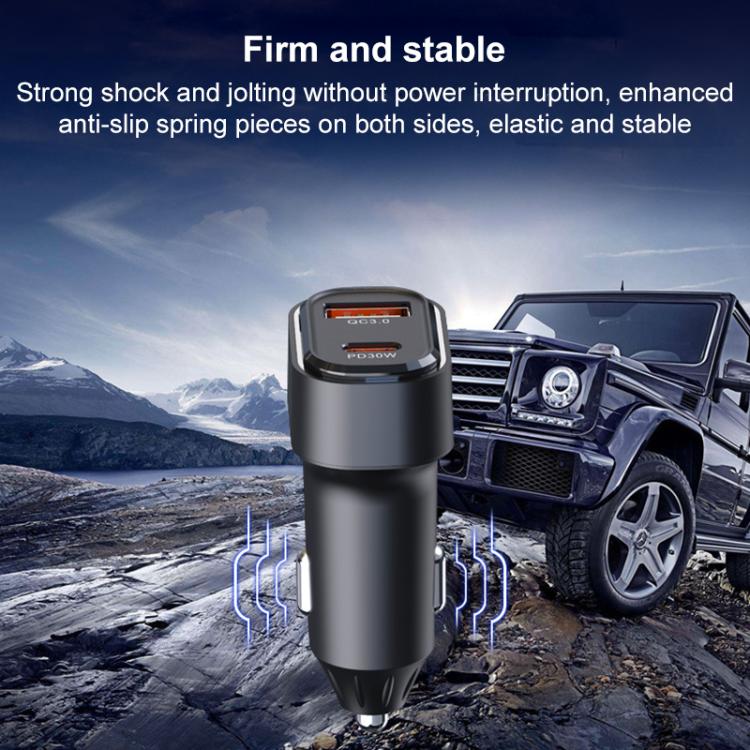 BC96 Car Bluetooth Hands-free Calling PD48W Fast Charging(Black) - Bluetooth Car Kits by buy2fix | Online Shopping UK | buy2fix