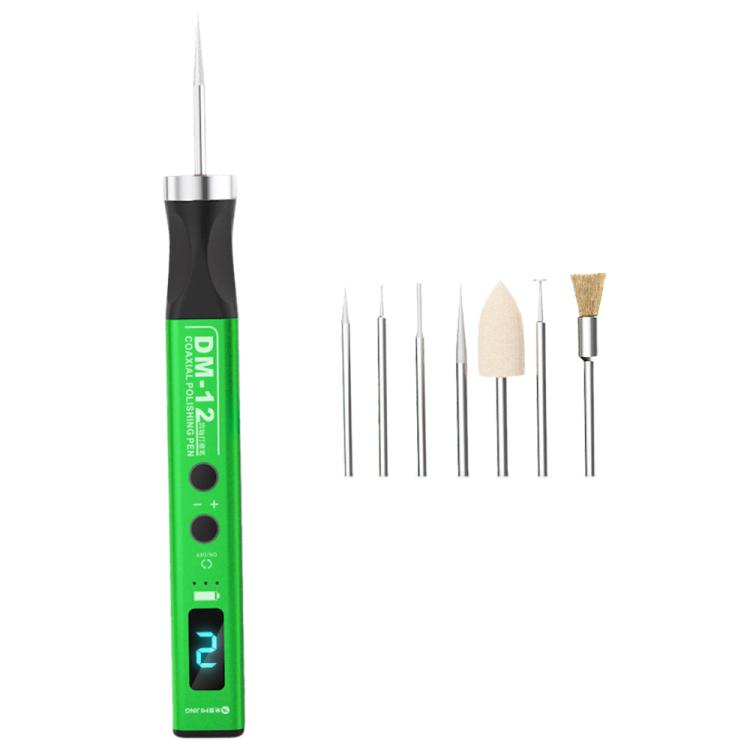 Mijing DM-12 Coaxial Polishing Pen with 7 Grinding Heads - Polishing Repair by MIJING | Online Shopping UK | buy2fix