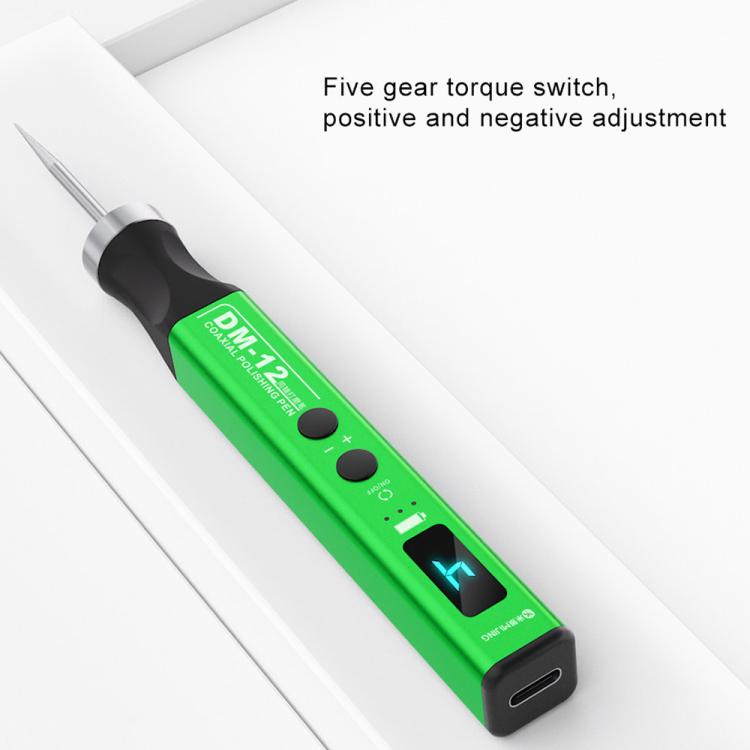 Mijing DM-12 Coaxial Polishing Pen with 7 Grinding Heads - Polishing Repair by MIJING | Online Shopping UK | buy2fix