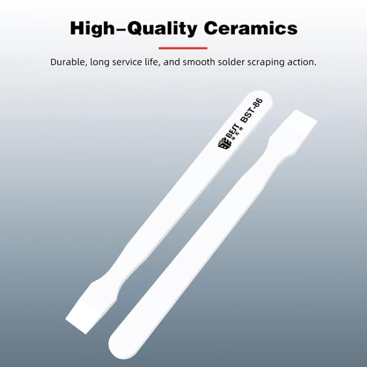 BEST BST-86 Multifunctional Anti-static Anti-magnetic BGA Ceramic Tin Scraper - Dust Remove Tool by BEST | Online Shopping UK | buy2fix