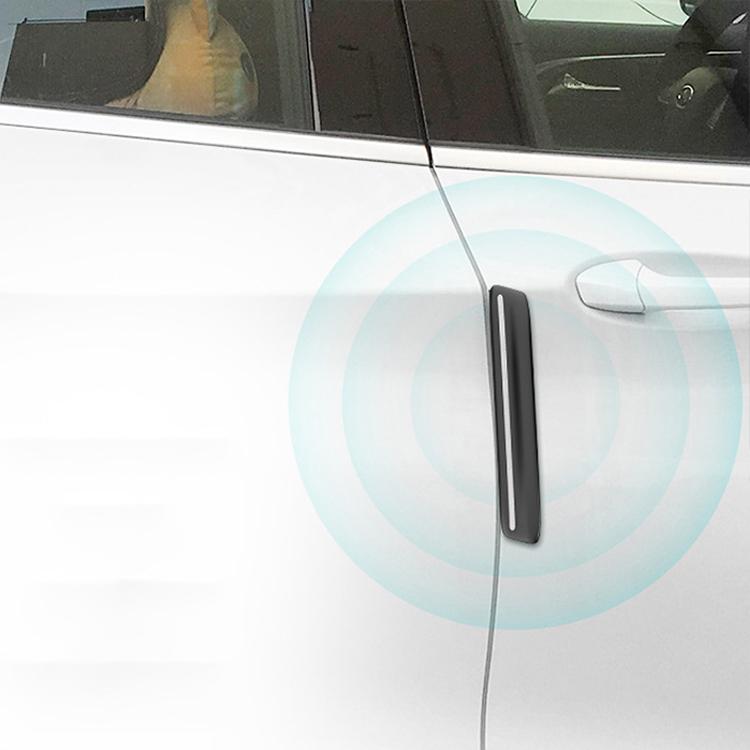 4pcs / Set Car Door Anti-collision Rubber Strip(White) - Anti Collision Sticker by buy2fix | Online Shopping UK | buy2fix