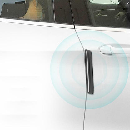 4pcs / Set Car Door Anti-collision Rubber Strip(White) - Anti Collision Sticker by buy2fix | Online Shopping UK | buy2fix