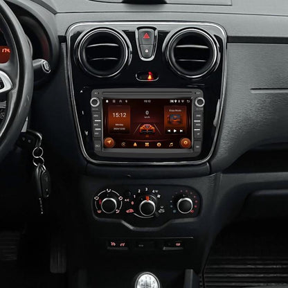 For Dacia Android 15 7 inch Wireless CarPlay Car Player Car Central Control Navigation Machine, Specification:Standard+AHD+Microphone - Car MP3 & MP4 & MP5 by buy2fix | Online Shopping UK | buy2fix