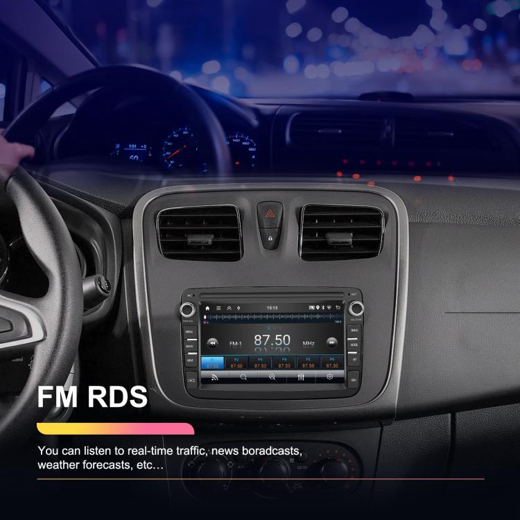 For Dacia Android 15 7 inch Wireless CarPlay Car Player Car Central Control Navigation Machine, Specification:Standard - Car MP3 & MP4 & MP5 by buy2fix | Online Shopping UK | buy2fix