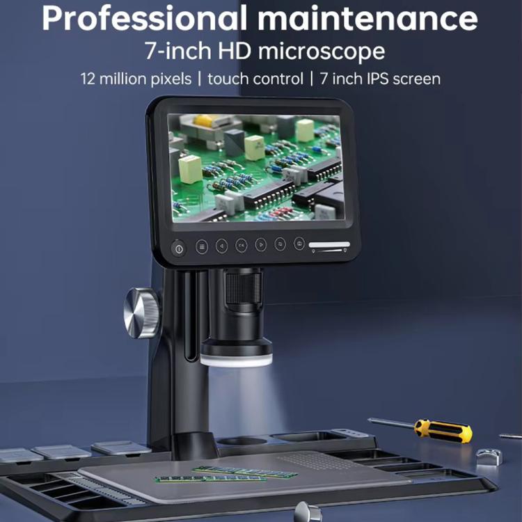 BEST BST-X16MP 7 inch IPS Screen 12MP Digital Microscope - Microscope Magnifier Series by BEST | Online Shopping UK | buy2fix