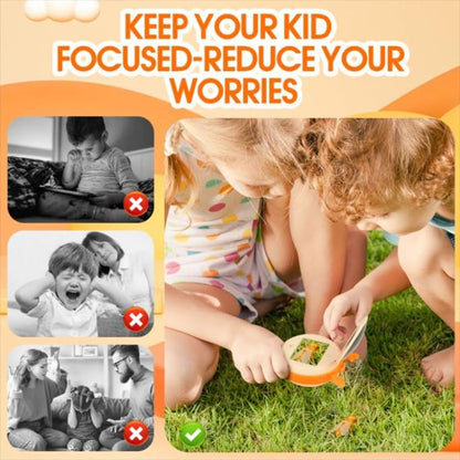 HM020F 2.0 inch IPS Screen Children Digital Electron Microscope - Digital Microscope by buy2fix | Online Shopping UK | buy2fix