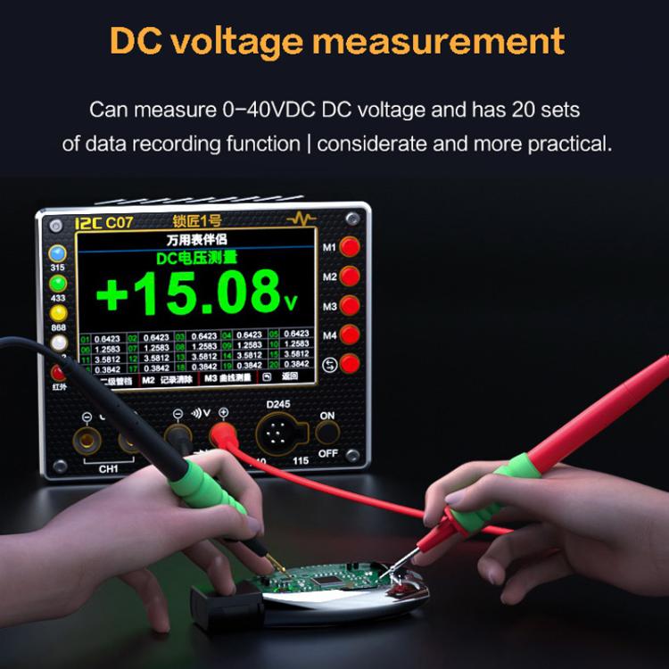 i2C C07 Locksmith No.1 Remote Control Frequency Tester Multimeter, Plug: EU Plug(Configuration 1) - Test Tools by i2C | Online Shopping UK | buy2fix