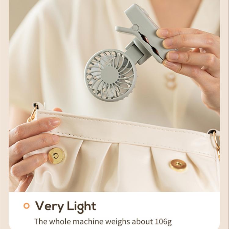 DQ259 Multifunctional Mini Electric Clip Fan(Apricot) - Electric Fans by buy2fix | Online Shopping UK | buy2fix