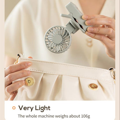 DQ259 Multifunctional Mini Electric Clip Fan(Apricot) - Electric Fans by buy2fix | Online Shopping UK | buy2fix