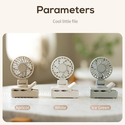 DQ259 Multifunctional Mini Electric Clip Fan(Apricot) - Electric Fans by buy2fix | Online Shopping UK | buy2fix